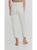 Yellow Floral High-Waist Slim Light Apricot Denim Nine-Point Jeans for Women - 2025 European & American Spring Style.