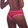 Fashion Women Girls Hollow Heart Crotchless G-String Slips Thongs Knickers Slipje Lingerie Nightwear Underwear