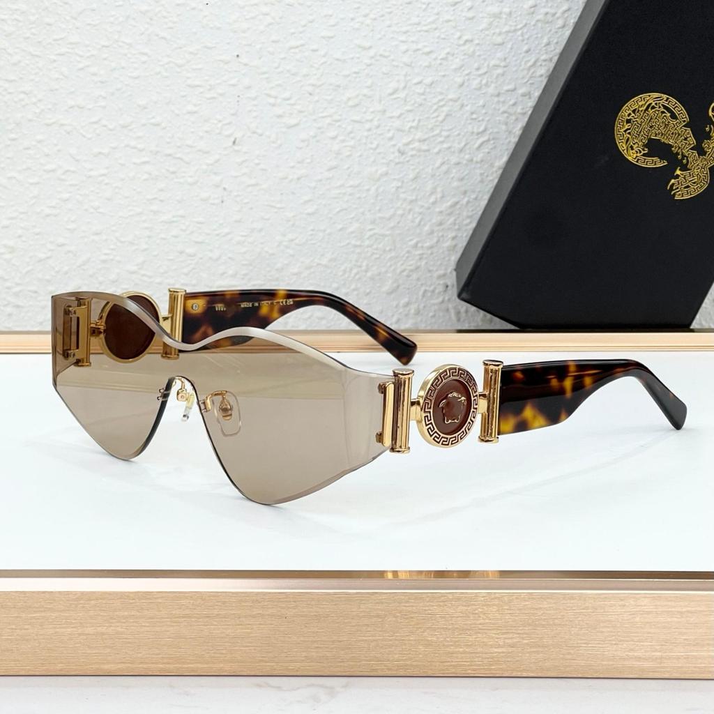 VE6824 Occhiali da Sole Moda Senza Montatura Unisex - Alla Moda, Versatili, Protezione Solare per Feste e Vacanze
