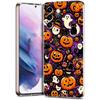 Transparente Handyhülle für Samsung Galaxy S25 S24 S23 S22 S20 S21 FE Ultra S24 S23 S10 S10E Plus Halloween-Stil Muster