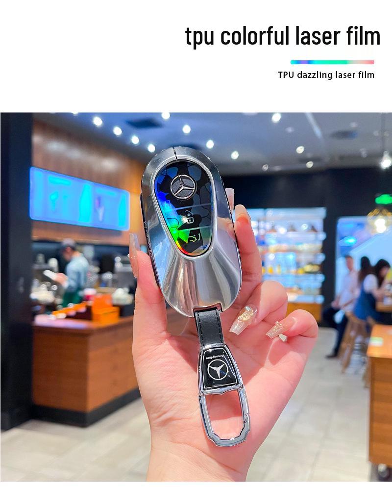 Husă cheie Mercedes-Benz pentru E-Class, C-Class, S-Class, GLB, GLC, GLE, GLA - Se potrivește E300L, C260L, A200L