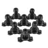 L Track Double Lug Threaded Stud Fitting 6000lbs Load Capacity L Rail Stud Nut Tie Down Fitting for Truck Bed Trailer