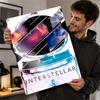 Interstellar Personalized D Textured Metal Poster Wall Art Tinplate Sign for Decor Living Room Interior Decoration Wand Deko