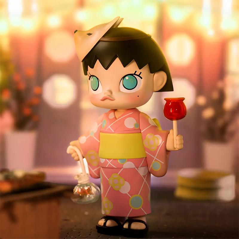 New POP MART MOLLY Cherry Maru Festival Trendy Figures 16cm 220200299