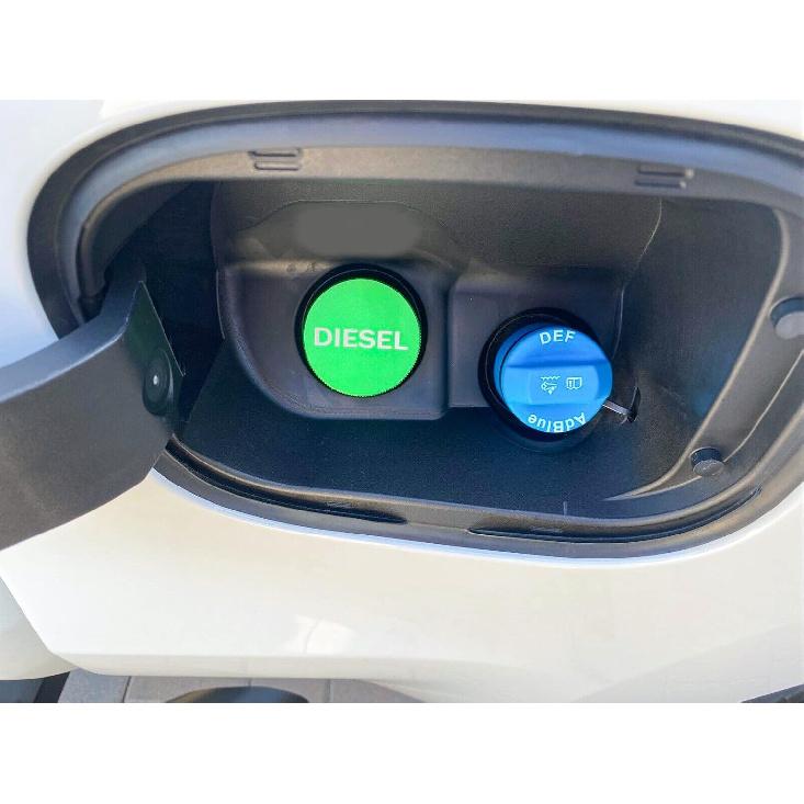 WeiSen Diesel Fuel Cap Magnetic Ram Diesel Billet Aluminum Fuel Cap Compatible With Dodge Ram 1500 2500 3500 2013-2018 (Includes 2 O-Rings)