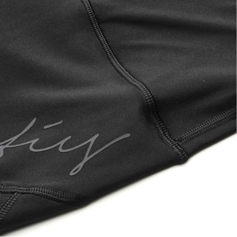 Fila SS22 Brand Logo Solid Color Breathable Cycling Shorts Women Shorts Black A11W221607F-BK