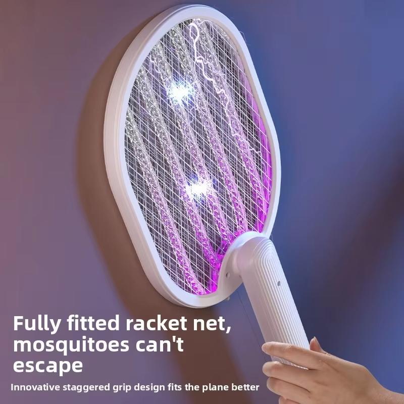 Foldable Fly Insect Racket,Fly Insect Zappers USB Rechargeable For Indoor And Outdoor With UV Light Bug Zapper 3000V
