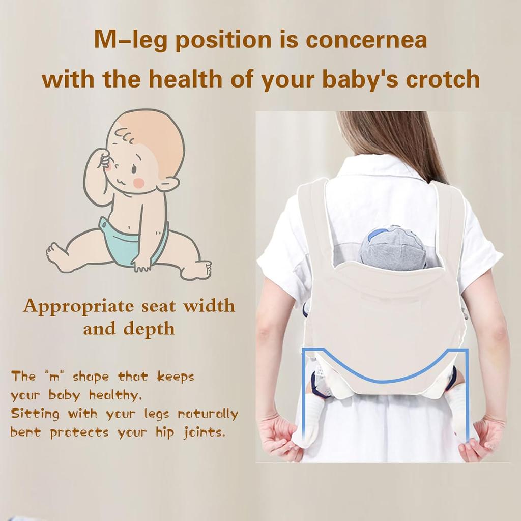 MIAO PAW Baby Sling Carrier,Baby Carrier Newborn To Toddler, Adjustable Breathable Carrier, Infant Hip Seat Carrier for Toddler Sling, Nursing Sling