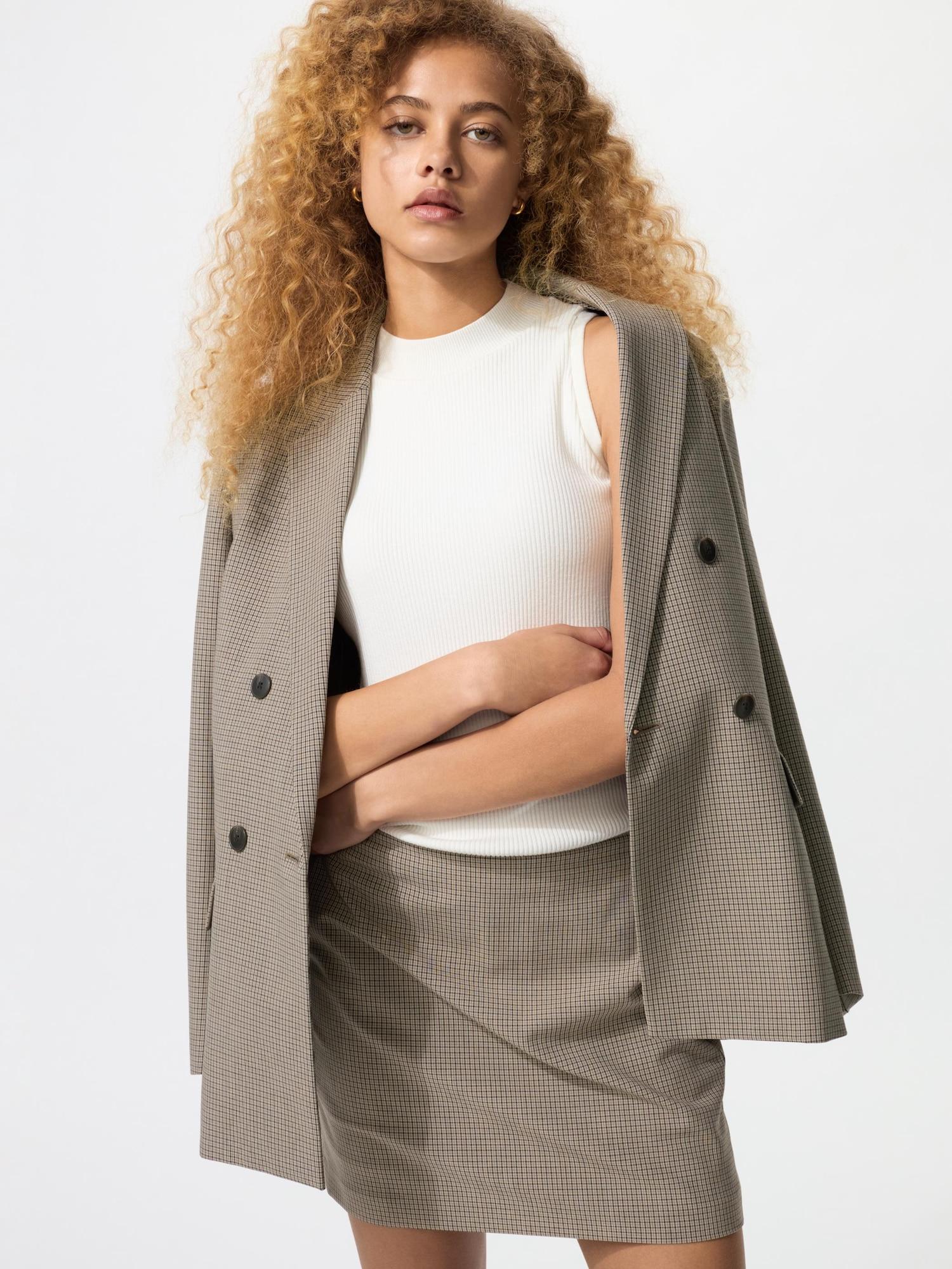 

Топ-бра из машинной вязки Uniqlo 01 OFF WHITE/M