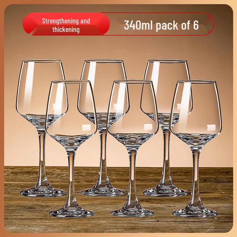 ZISIZ Crystal Stemmed Red Wine Glass