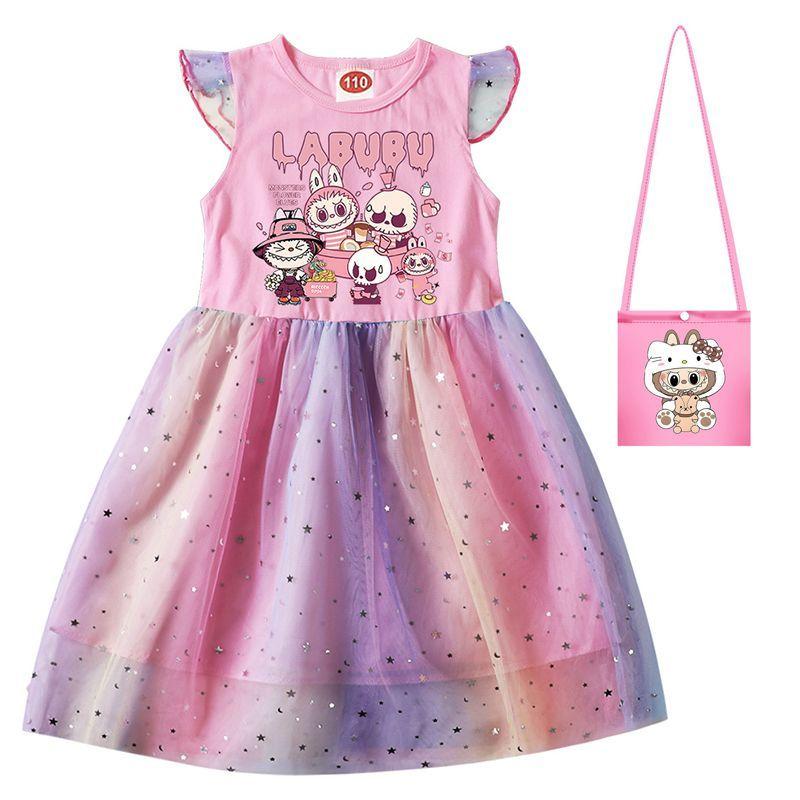 Summer Girls'  Dress, Children's Chiffon Dress, Festival Performance Dress