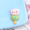 Handmade Resin Pig Hair Clip and Clog Decoration Set