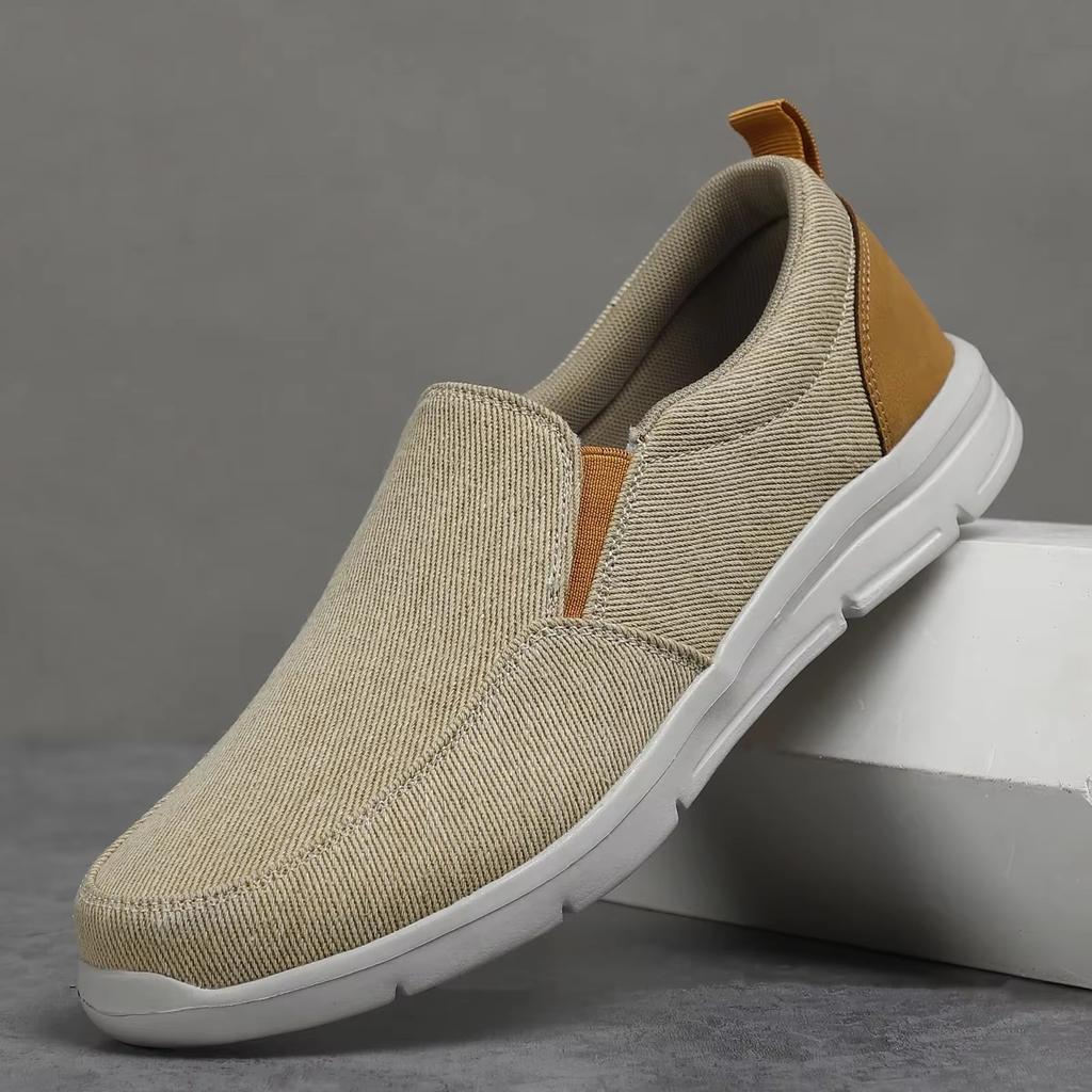 Men Casual Shoes Canvas Breathable Loafers Men Fashion  Male Comfortable Outdoor Walking Shoes Classic Loafers Men Sneakers