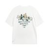 Li Ning Sports Lifestyle Series Round Neck Pullover Letter Pattern Couple T-Shirt Unisex T-Shirt ATSW371-1