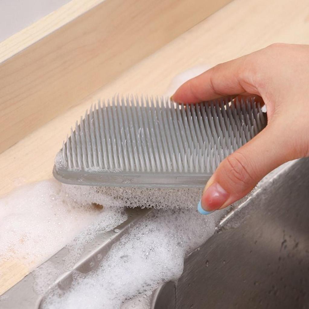 Potato Scrubber Brush Double-Sided Vegetable Cleaner Veggie Scrubber For Dish Washing Bottle Pot Stove Pan Oven Sink Cooking