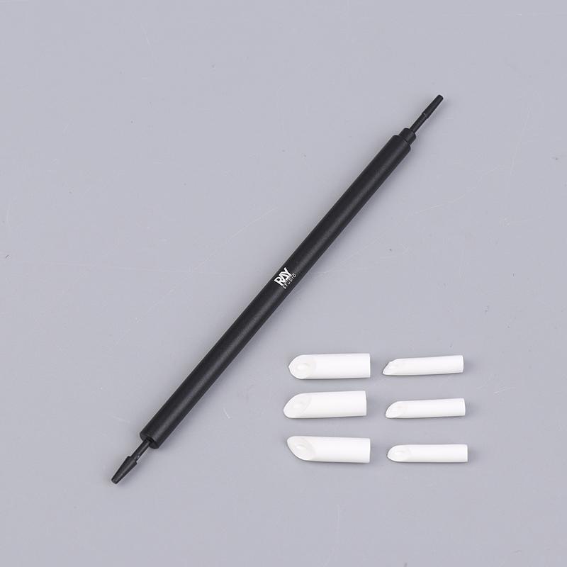 Metal Wiping Stick Seepage Cleaning Swab With Replace Wiping Cotton Tips For Model Hobby Panel Liner Cleaning Stick