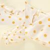 Girls' Polka Dot Ruffle Top & Harem Pants Set