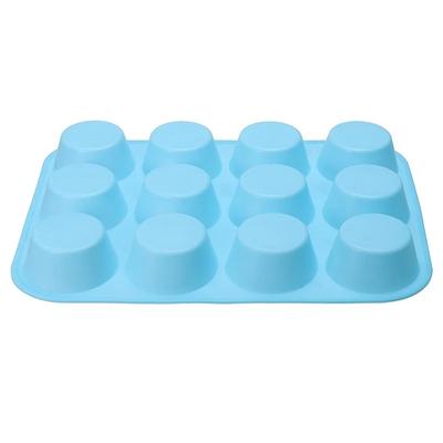 12 Tassen Große Silikon Kuchenform Muffinbecher Hohe Qualität Backform Cupcake Förmchen Küchen Backzubehör