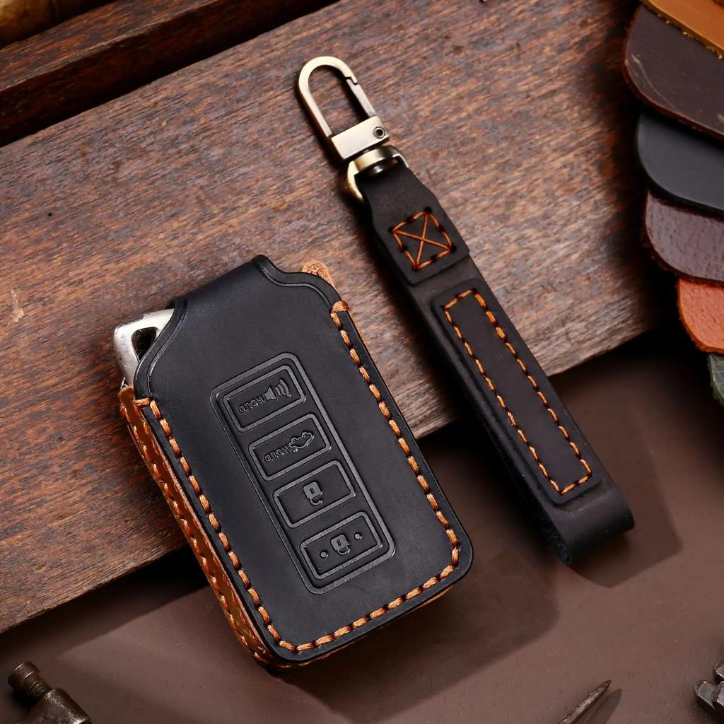 Car Key Case Cover Fob Protector Leather Keychain Holder Accessories for Lexus Rx300 200t Nx200 Nx300h Es250 Lx570 Keyring Bag