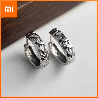 925 Sterling Silver Vintage Earrings For Women Trendy Simple Reto Shell Shape Earring Jewelry Prevent Allergy Party Accessories
