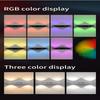 PIR Motion Sensor LED Wall Light Magnetic Night Light USB Rechargeable 3 Color RGB Remote Cabinet Lamp Stair Indoor Decor