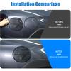 Fuel Tank Cover Trim for Subaru Outback 2021 2022 2023 2024 2025 Accessories, ABS Car Exterior Fuel Oil Filler Gas Tank Cap Trim 1Pcs, Carbon Fiber