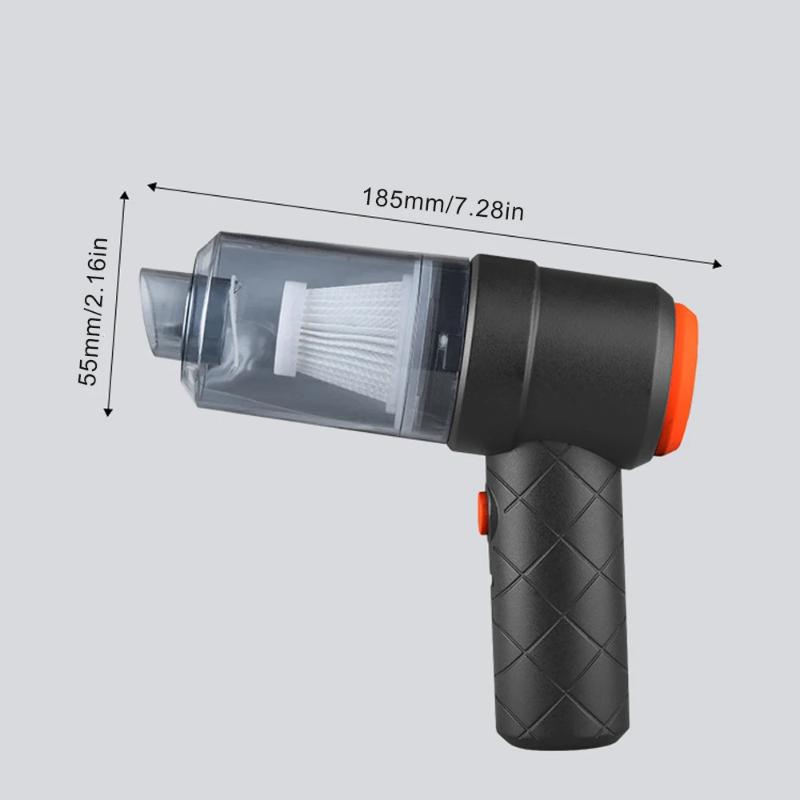 Handheld Cordless Car Vacuum Cleaner Strong Suction Long Battery Life Multiple Nozzles For Car And Home Cleaning