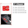 For BMW 2 3 4 Series F20-23 F30-F34 Red Center Concole Drive Mode Switch Buttons