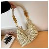 Large Capacity Woven Bag Women'S Summer Seaside Vacation Straw Bag Commuter Fashion Shoulder Tote Bag