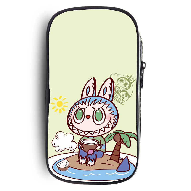 2025 Labubu Primary And Secondary School Students Cartoon Diy Printing Fashion Storage Pencil Bag
