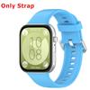 Silicone Watch Strap + Protective Case For Huawei Watch Fit 3 Watchband Bracelet Band Correa Screen Protector Cover Shell