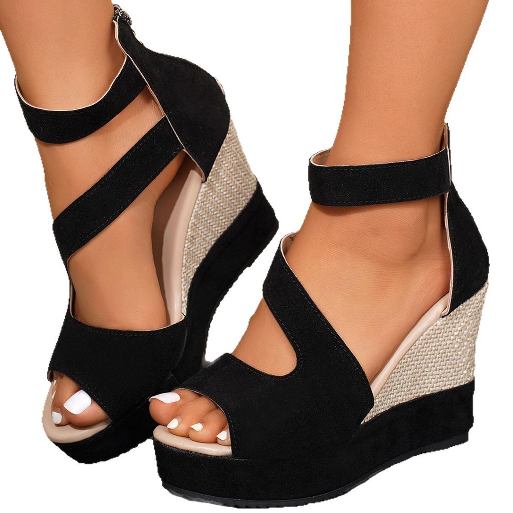 New Spring Plus-size Single shoesMary Jane Shoes Cross-strap Square Toe Thick Heel Shoes New Spring Style
