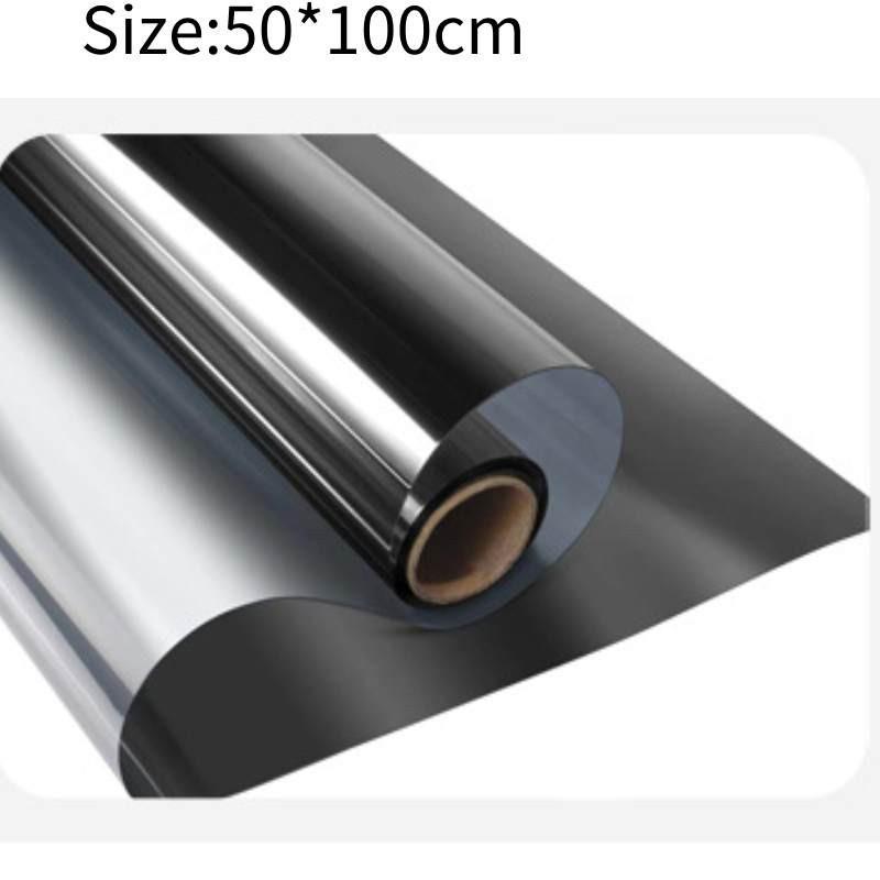 Mirror One Way Window Film Uv Reflective Privacy Tint Foil Home Sticker Glass