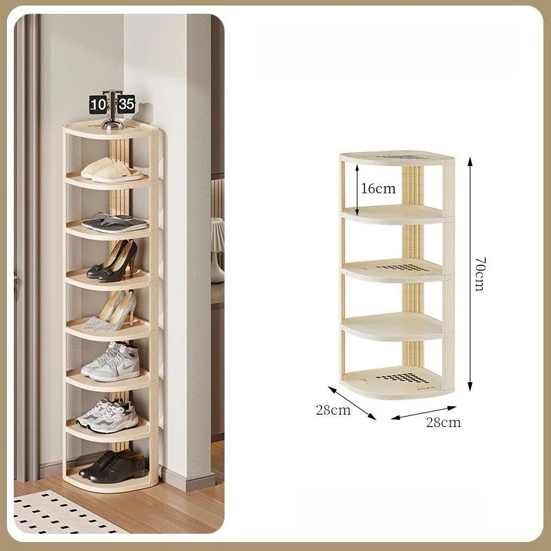 

Многоуровневая полка для обуви Компактный шкаф для обуви для дома, общежития и узких входов Экономящая пространство вешалка для обуви Экономичный органайзер для хранения