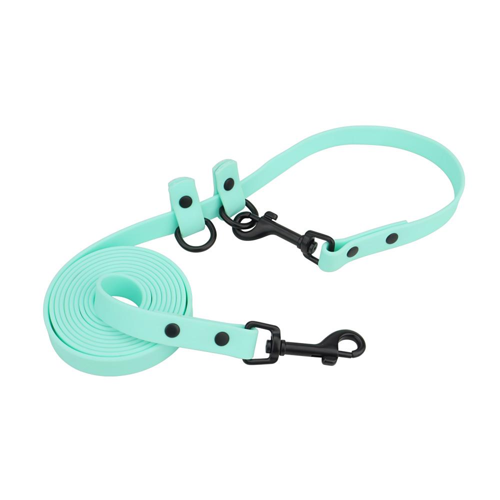 Lesă Multifuncțională pentru Câini din PVC, Lesă Ajustabilă pentru Antrenamentul Animalelor de Companie, Lesă Dublă pentru Cățeluși, Frânghie pentru Câini Mici și Mari