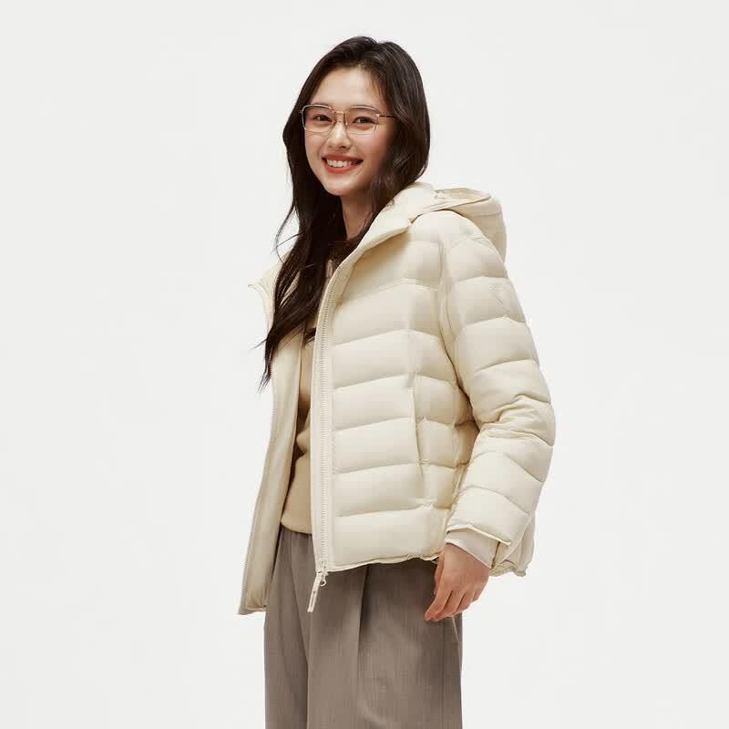 Women's Short Hooded Down Jacket