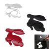 1Pc Universal Cartoons Rabbit  Car Styling Decal for Jetta Golf 3D Metal Running Rabbit Emblem Rear Trunk Badge