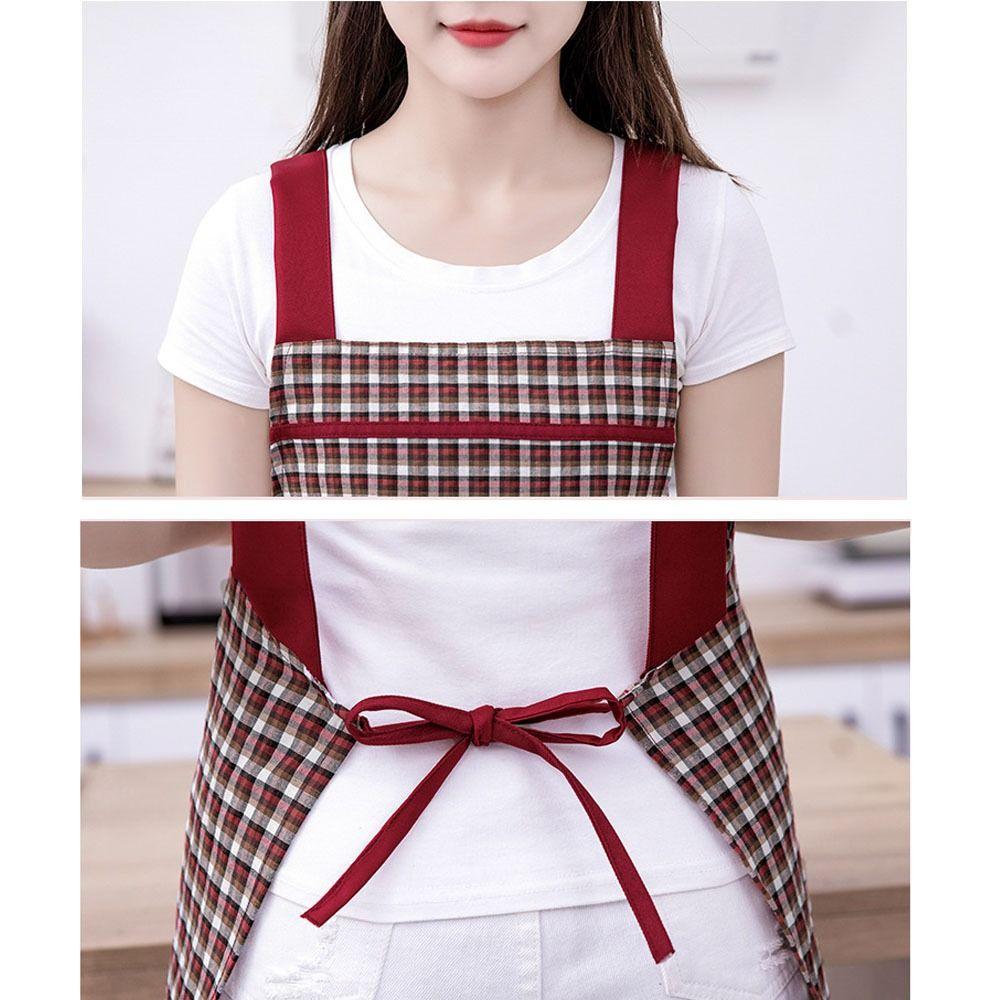 Cartoon Girl Women Kitchen Apron Household Coffee House Apron Work Apron Barber Carpenter Florist