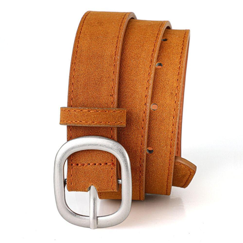 Luxus Design Damen Taillengürtel Vielseitiger Breiter Bund Wildledergürtel Mantel Rock Dekoration