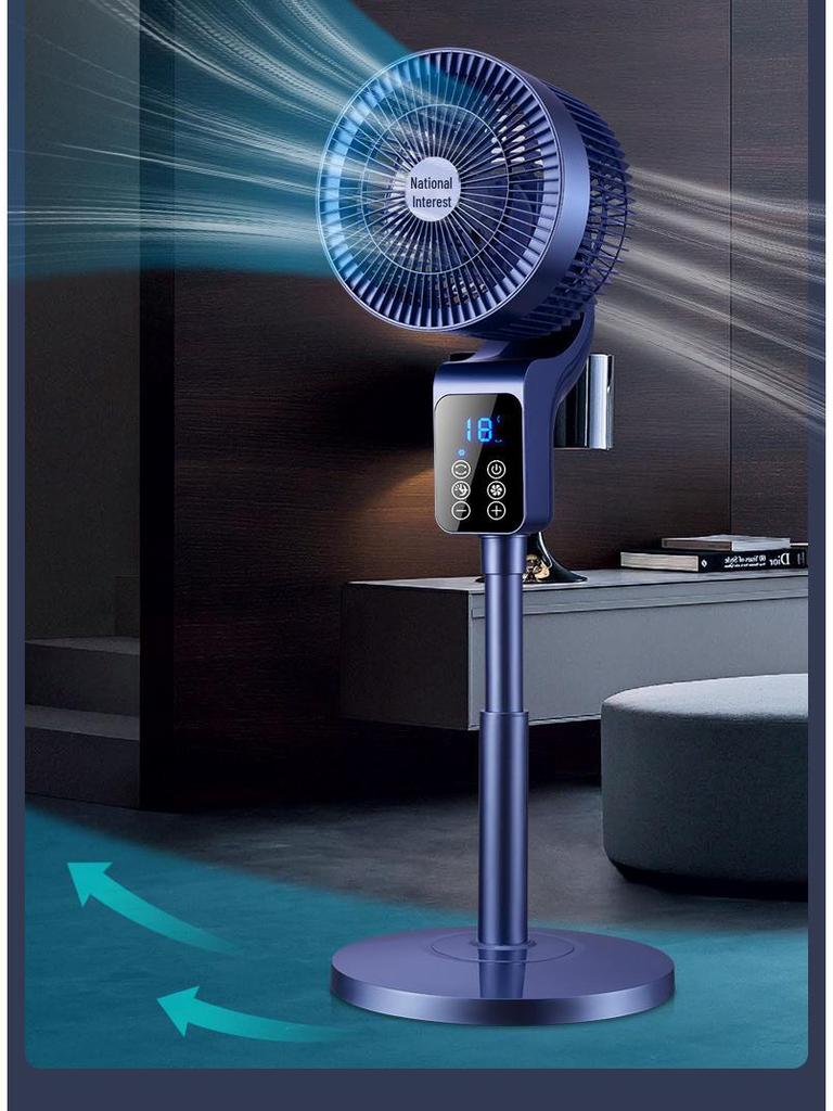 Ventilatore a circolazione d'aria Camel a 36 velocità DC con controllo vocale, aromaterapia, telecomando e convezione a turbina