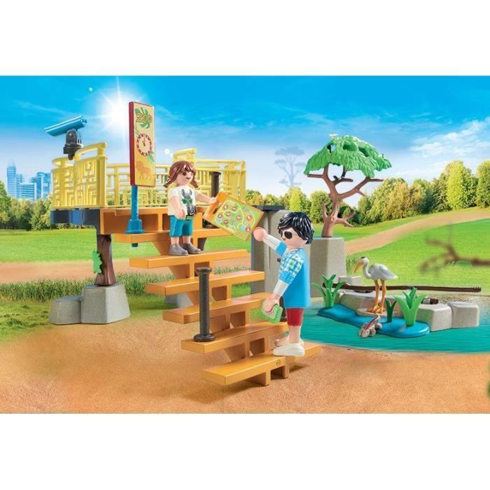 PLAYMOBIL - 71192 - Country Le parc animalier - Espace des lions - 58 pièces - Multicolore - Enfant
