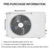 Stainless Steel Outdoor AC Condenser Wind Deflector Anti-Direct Blowing Air Vent Louver Cover Heat Pump Airflow Baffle Protector