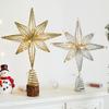 Versatile Christmas Tree Charm with this Five pointed Star Toppers Decor Made of Durable Material, for Decorating Homes