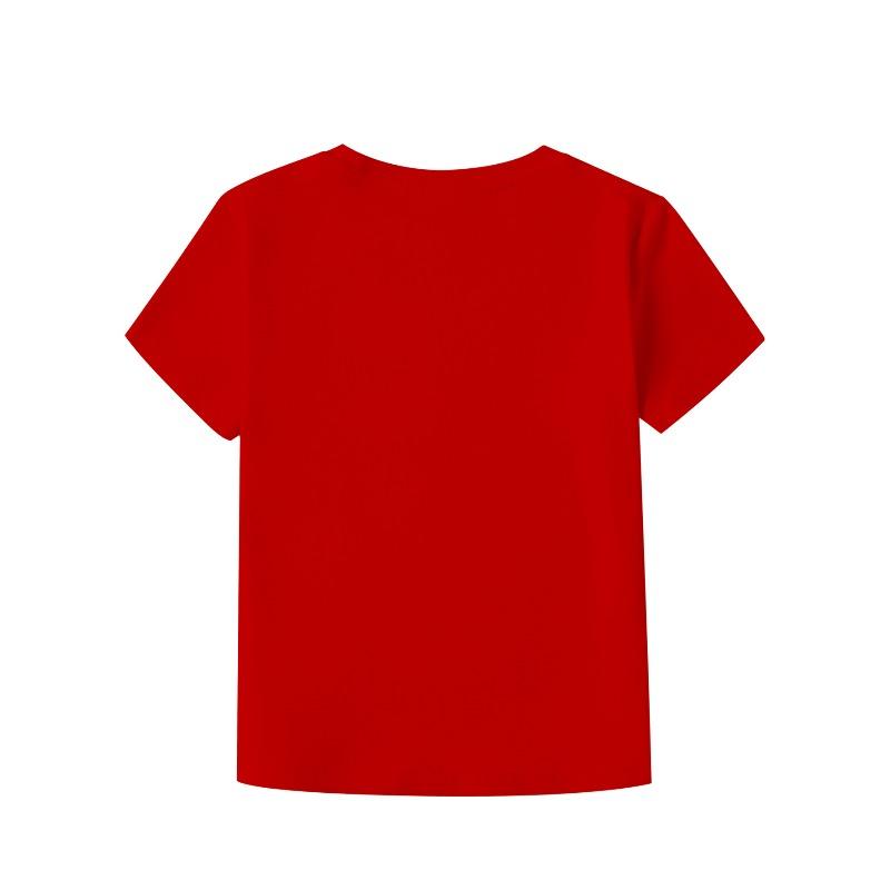 Mädchen Katze trinkt Boba Tee Aufdruck Rundhals Kurzarm T-Shirt