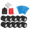 10pcs Tattoo Pen Elastic Bandage 200pcs Blue Tattoo Machine Pen Covers 3pcs Tattoo Ink Cup Holder Color Rack