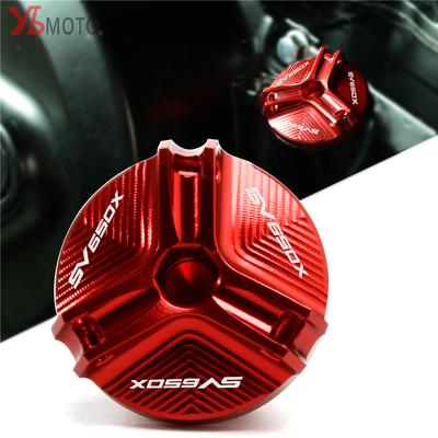 Oil Filler Cap For SUZUKI SV650 SV650S SV650A SV650X SV 650 Motorcycle Accessories Engine Oil Drain Plug Sump Nut Cup