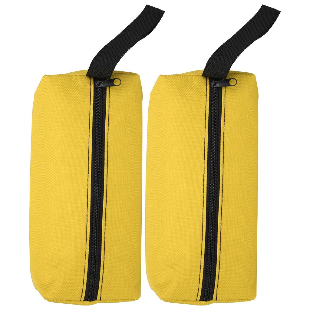 2pcs S Size Portable HandHeld Tool Storage Bag Repair Hand Tools Organizer with Wristband(Yellow )