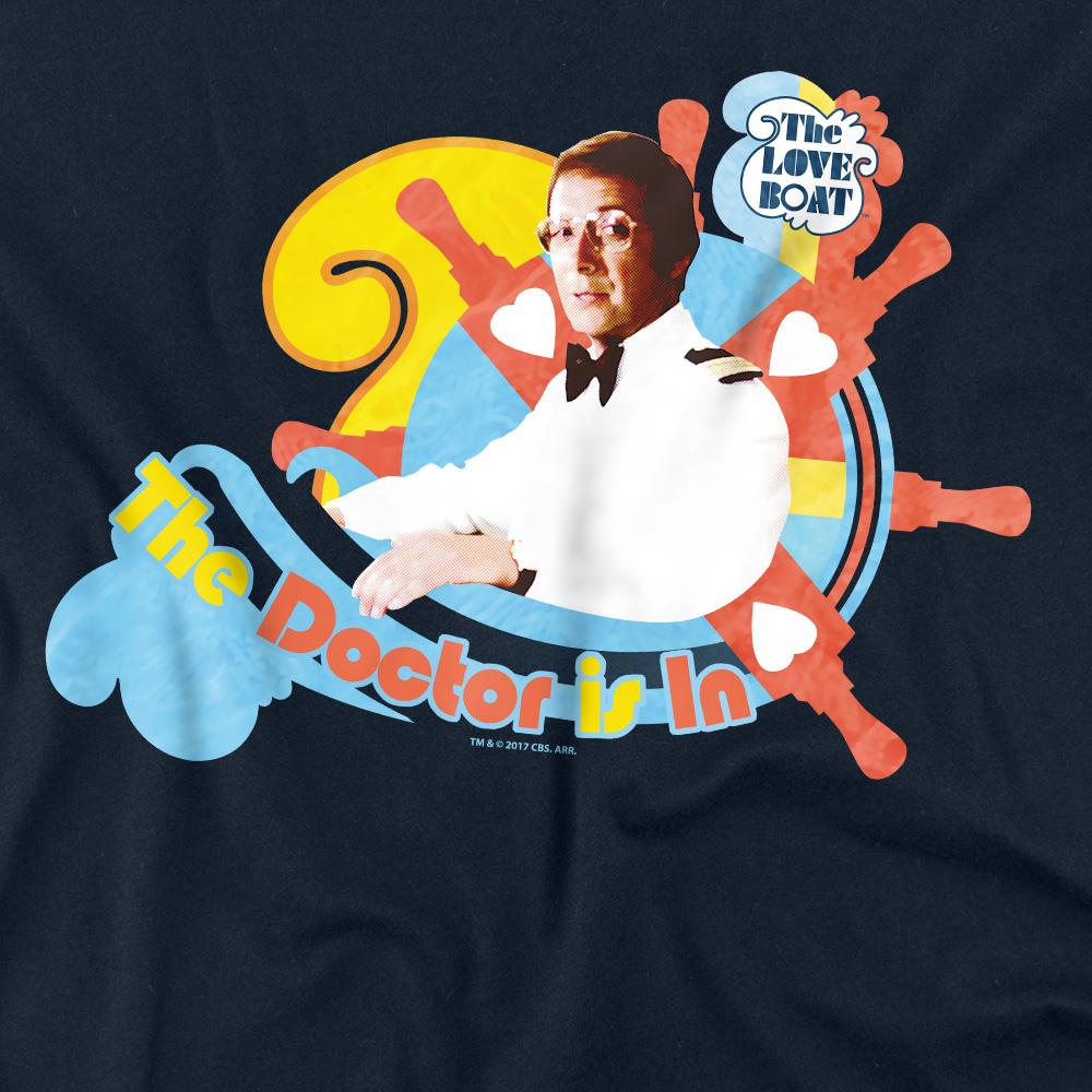 The Love Boat Unisex Adult The Doctor Is In T-Shirt