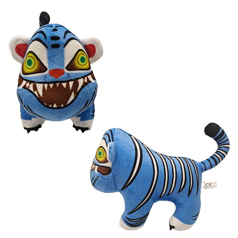 2026 Anime Kpop Demons Hunters Plush Cute Purple Tiger Black Hat Magpie with 3 Eyes Monster Hunt Girl Group Doll for Fans Gifts