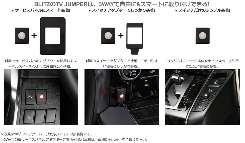 BLITZ TV Canceller Kit with Navigation Control Manual TV for Toyota GR 60 Prius Lane Change with Display and for 90 Noah and 90 Voxy with and Display